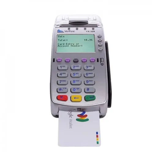 POS-терминал Verifone VX520 DIAL/Ethernet/GPRS/CTLS (DEGC) Стационарный (Б/У)